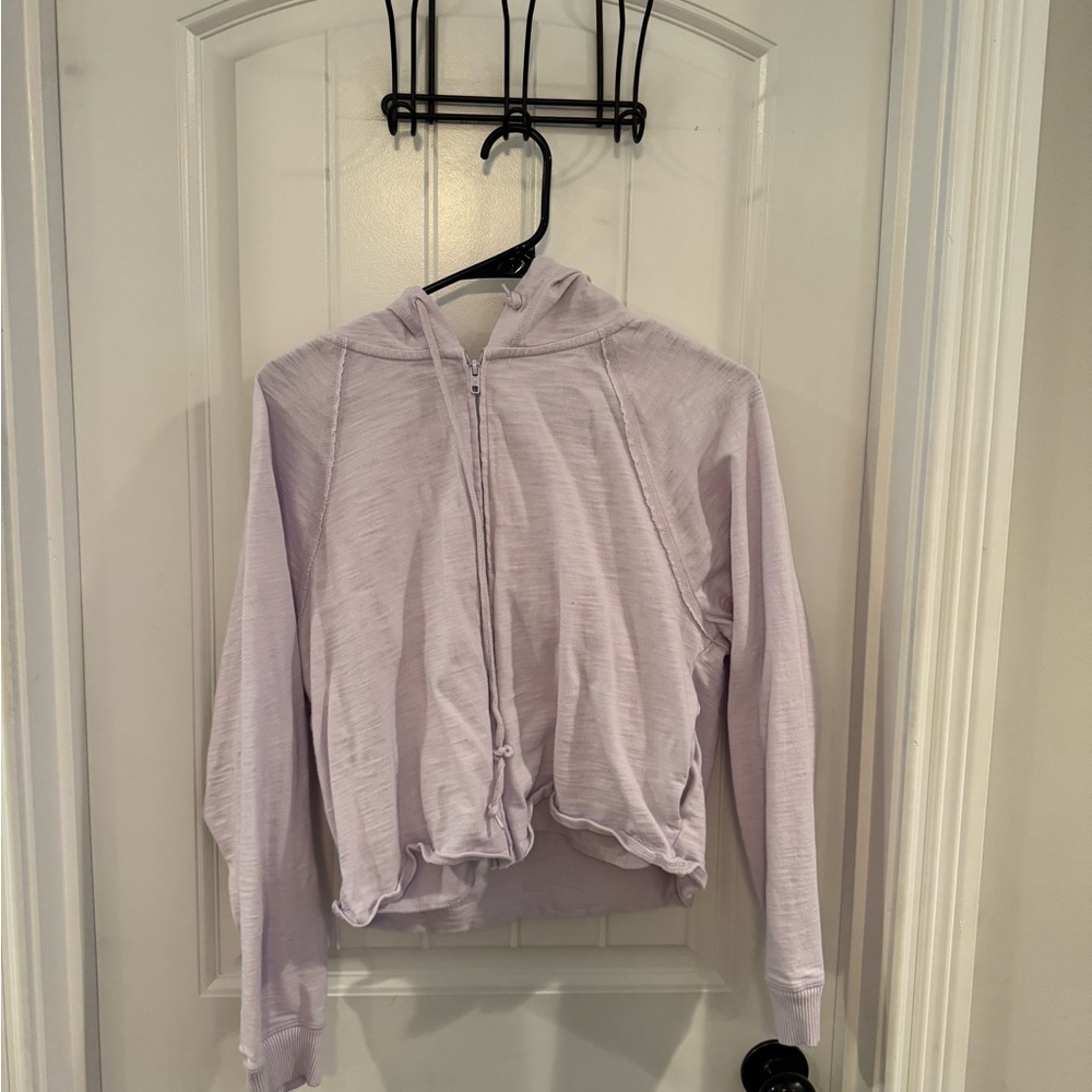 Light Purple Zip-Up Hoodie